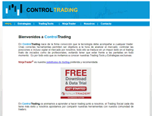 Tablet Screenshot of controltrading.com